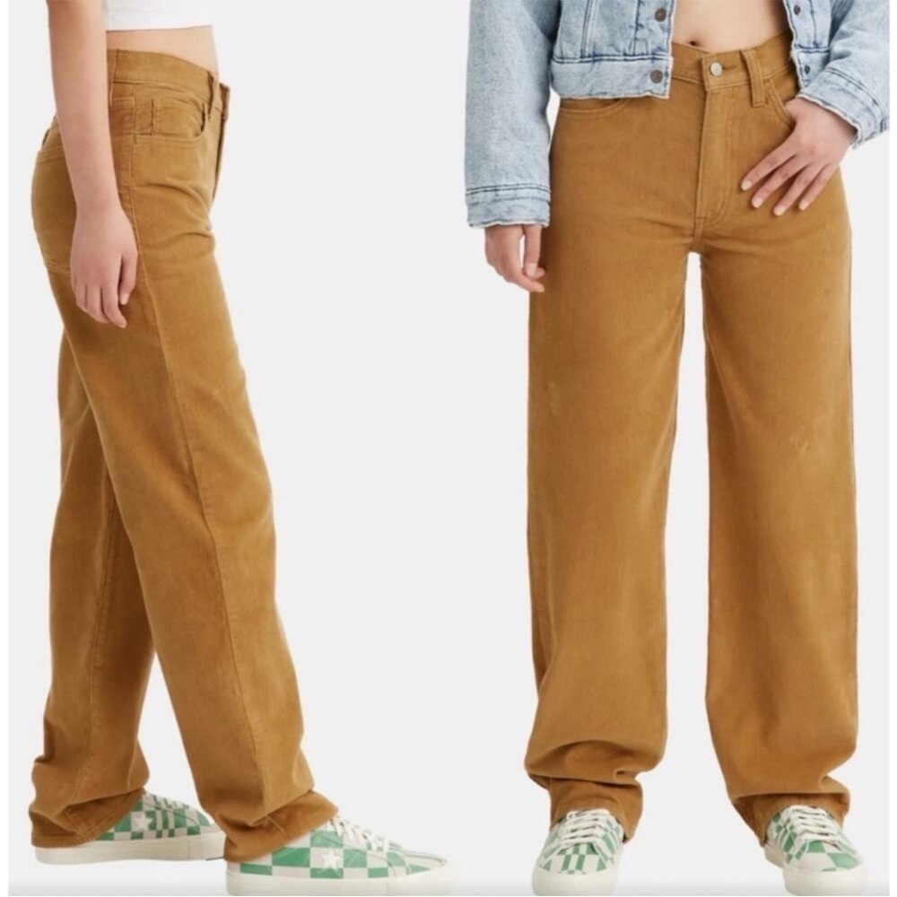 Levi's Pants Women's 25x31 '94 Baggy High Rise Straight Leg Relaxed Fit Corduroy - Picture 9 of 9